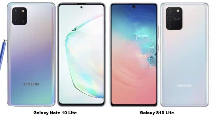Samsung Galaxy S10 Lite și Galaxy Note10 Lite au fost anunțate 7 Samsung Galaxy S10 Lite și Note 10 Lite