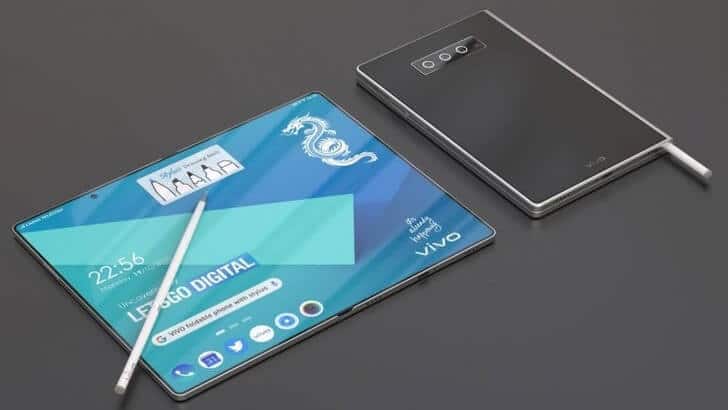 Brevet vivo smartphone pliabil cu Stylus Pen