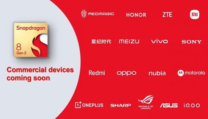 Qualcomm Snapdragon 8 Gen 2 devine oficial 9 Parteneri Qualcomm Snapdragon 8 Gen 2